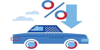 Авто процент стрелка